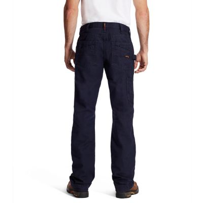 Image showing 1 th Ariat Men's FR Flame-Resistant Relaxed Fit M4 Workhorse Bootcut Work Pants