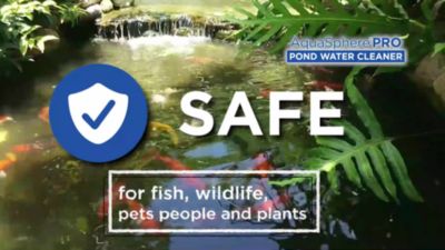 Image showing  Healthy Ponds AquaSpherePRO Pond Treatment, 500,000 gal., 6 in. Diameter