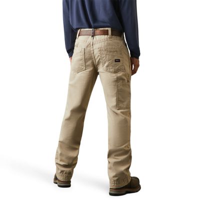 Image showing 1 th Ariat Men's FR Flame-Resistant Relaxed Fit M4 Workhorse Bootcut Work Pants
