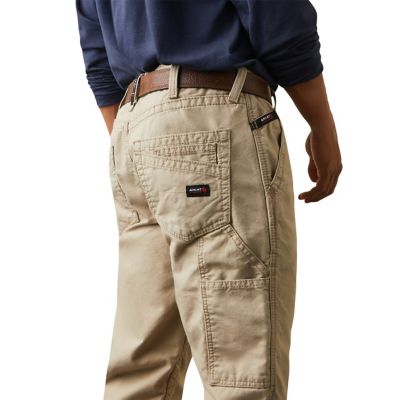 Image showing 3 th Ariat Men's FR Flame-Resistant Relaxed Fit M4 Workhorse Bootcut Work Pants