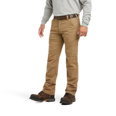 Image showing  Men's Flame-Resistant Straight Fit M5 DuraLight Stretch Canvas Work Pants