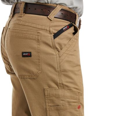 Image showing 2 th Ariat Men's Flame-Resistant Straight Fit M5 DuraLight Stretch Canvas Work Pants