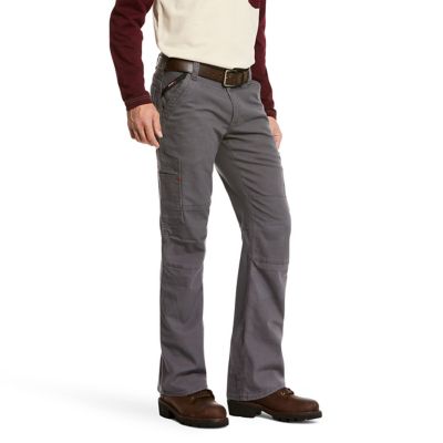 Ariat Men's Flame-Resistant Straight Fit M5 DuraLight Stretch Canvas Work Pants