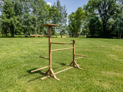 Image showing  Play-N-Roost Double Perch Brown Wood