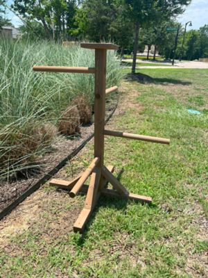 Image showing  Play-N-Roost Single Perch Brown Wood