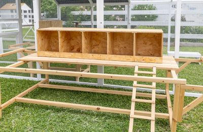 Image showing  5-Compartment Best Rest Nesting Box Wood