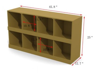 Image showing 9 th Zylina 8-Compartment Best Rest Nesting Box 4 x 2 Wood