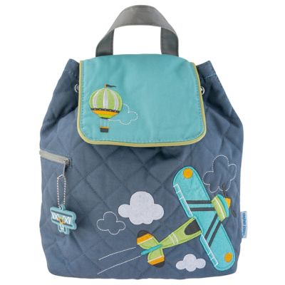 Stephen Joseph Quilted Backpack Airplane Balloon, SJ100181C