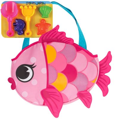 Stephen Joseph Beach Totes Sand Toy Play Set Fish, SJ100340B