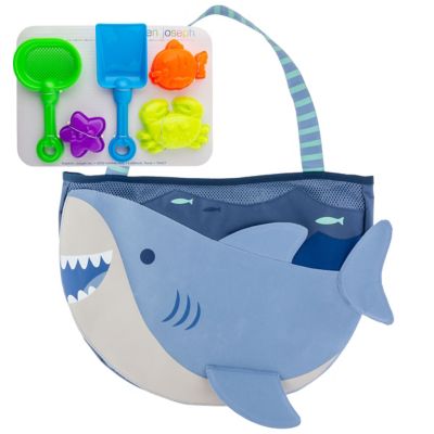 Stephen Joseph Beach Totes Sand Toy Play Set Shark, SJ100380A