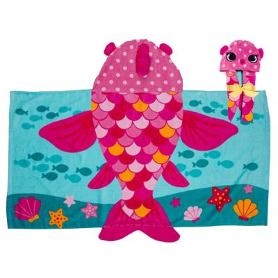 Stephen Joseph Hooded Towel Fish