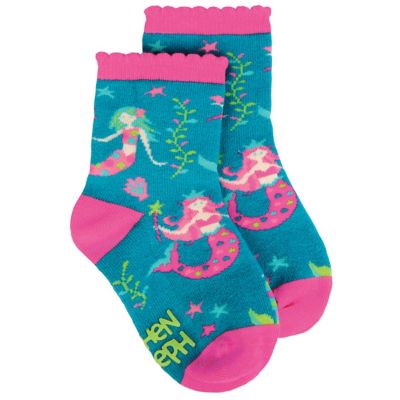 Stephen Joseph Toddler Socks Mermaid