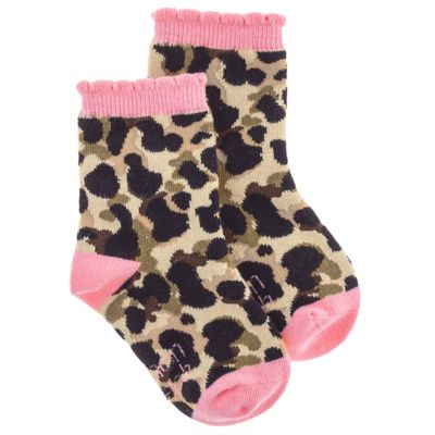 Stephen Joseph Toddler Socks Leopard