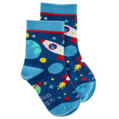 Stephen Joseph Toddler Socks Space