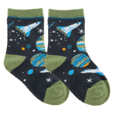 Stephen Joseph Toddler Socks Space
