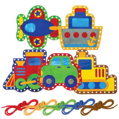 Stephen Joseph Lacing Cards Transportation, SJ106709