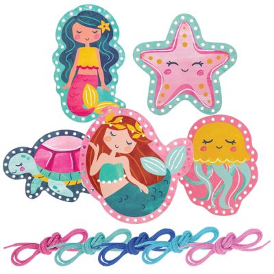 Stephen Joseph Lacing Cards Mermaid, SJ106728A