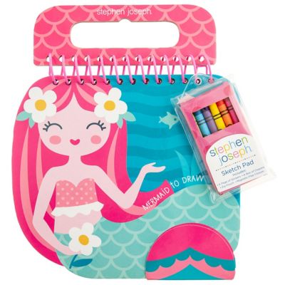 Stephen Joseph Shaped Sketch Pad Mermaid, SJ107628A