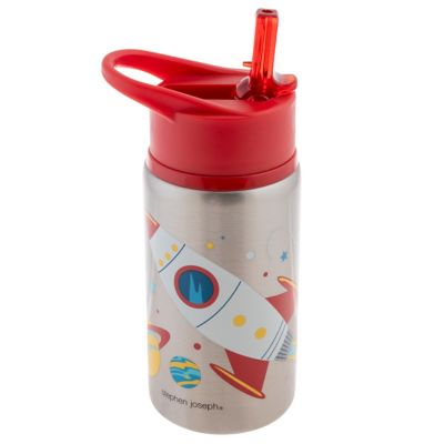 Stephen Joseph Stainless Steel Water Bottle Space
