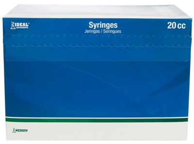 Image showing  Luer Lock Disposable Syringe, 20cc