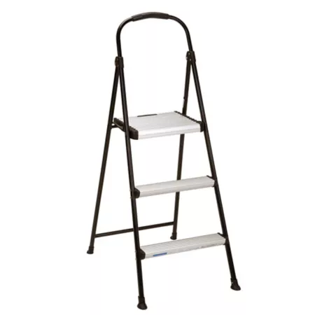 COSCO 3-Step Folding Step Stool 48.23 in Capacity 250 lb Capacity Extension Ladders