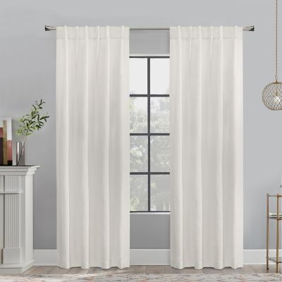 Image showing  Mulberry Dual Header Curtain Panel