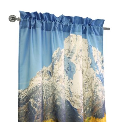Image showing  Photo Real Pole Top Curtain Panel Pair