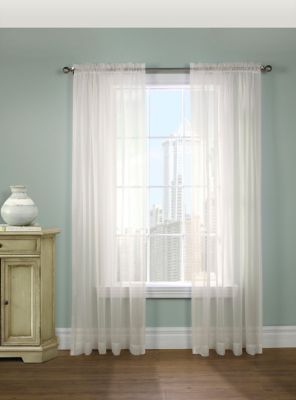 Thermavoile Rhapsody Voile Rod Pocket Curtain Panel