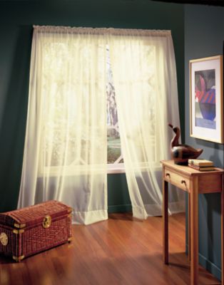 Image showing  Rhapsody Voile Rod Pocket Curtain Panel