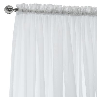 Image showing  Rhapsody Voile Rod Pocket Curtain Panel