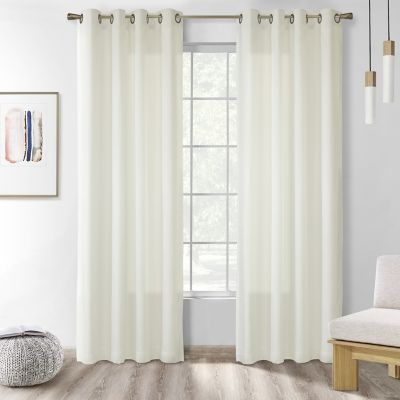 Thermavoile Rhapsody Lined Grommet Curtain Panel