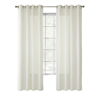 Image showing 1 th Thermavoile Rhapsody Lined Grommet Curtain Panel