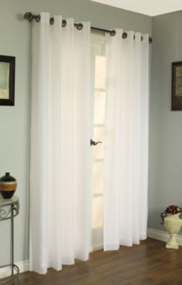 Image showing 6 th Thermavoile Rhapsody Lined Grommet Curtain Panel