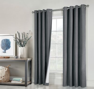 Thermaplus Ventura Grommet Curtain Panel Pair