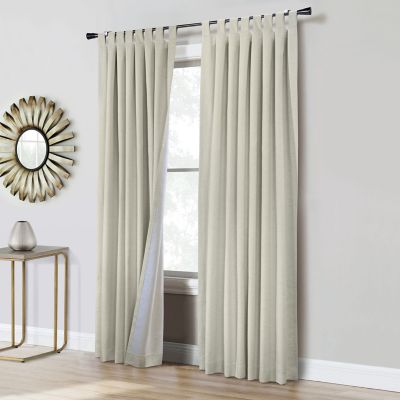Image showing 0 th Thermaplus Ventura Tab Top Curtain Panel Pair