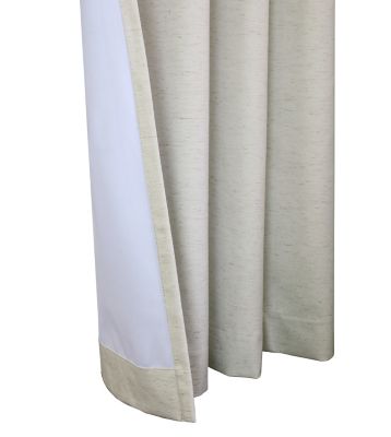 Image showing 4 th Thermaplus Ventura Tab Top Curtain Panel Pair