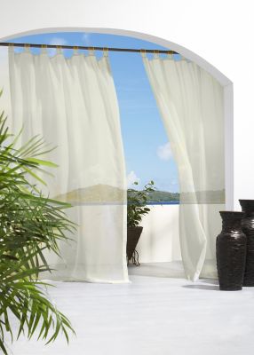 Outdoor Decor by Commonwealth Escape Hook & Loop Curtain Panel