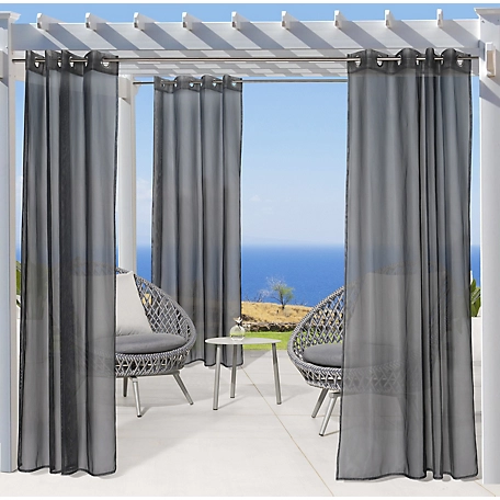 Outdoor Decor by Commonwealth No Se'Em Grommet Curtain Panel