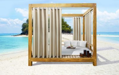 Outdoor Decor by Commonwealth Seascapes Grommet Curtain Panel Pair