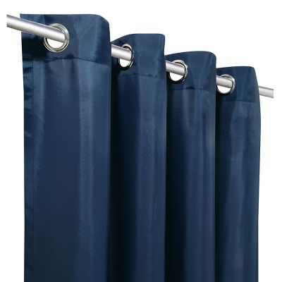 Image showing  Seascapes Grommet Curtain Panel Pair