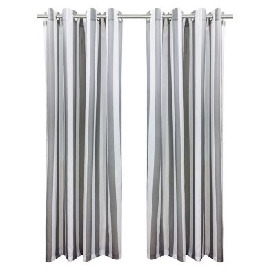 Image showing  Seascapes Stripe Grommet Curtain Panels, 2 ct.