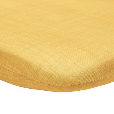 Image showing  Cabana Textured Print Outdoor Seat Cushion 18 x 19 in., Yellow