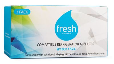 Image showing  Fresh Whirlpool W10311524 Air1 Replacement Refrigerator Air Filters, 2-Pack