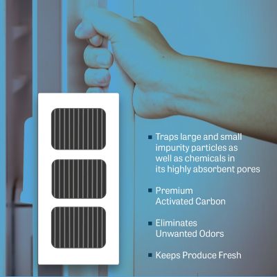 Image showing  Fresh Paultra2 Frigidaire Refrigerator Air Filter Replacement Compatible with Pureair Ultra 2 242047805 3 pk., CWFF314