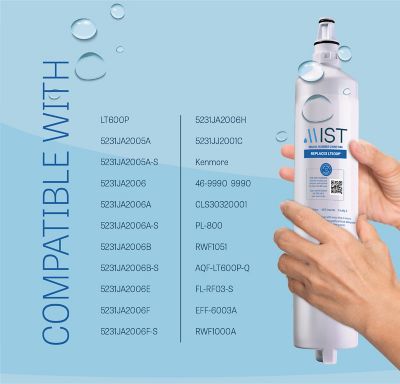 Image showing  Large 5231Ja2006B Water Filter Replacement Compatible With: 5231Ja2006A Kenmore 469990 Lt600P - Mist, CWMF046