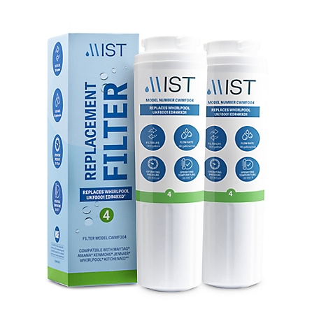 Mist Ukf8001 Replacement for Whirlpool Maytag 4396395 Edr4Rxd1 Filter 4 Kenmore 46-9005 Refrigerator Water Filter 2 pk., CWMF204
