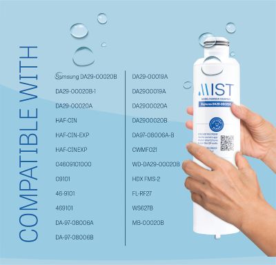 Image showing  Samsung Water Filter Replacement. Compatible Samsung Models: Da29-00020B-1 Haf-Cin/Exp Rf263Beaesr 2 pk., CWMF221