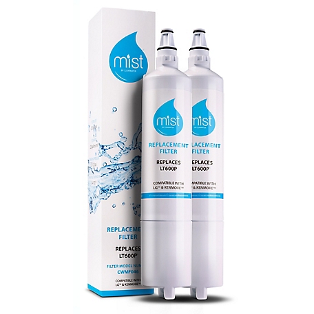 Mist Large 5231Ja2006B Water Filter Replacement Compatible With: 5231Ja2006A Kenmore 469990 Lt600P 2 pk., CWMF246