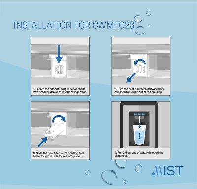 Image showing  Water Filter Replacement for Samsung HAF-QIN Rf23M8070SR HAF-QIN/Exp DA97-08006C, 3 pk.
