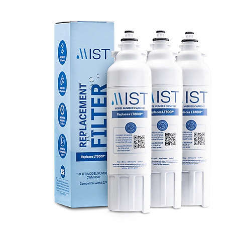 Mist Large Water Filter Replacement Compatible With: Lt800P Kenmore 9490 46-9490 Adq73613402 Lmxs30776S 3 pk., CWMF342
